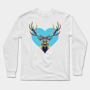 Deer Heart Long Sleeve T-Shirt